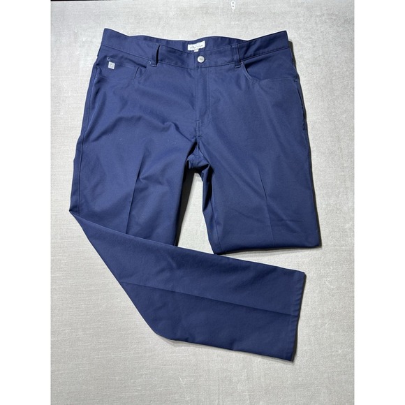 Peter Millar Other - EUC Peter Millar Pants Straight Fit Mens 38x31 Blue Crown Sport Golf Casual